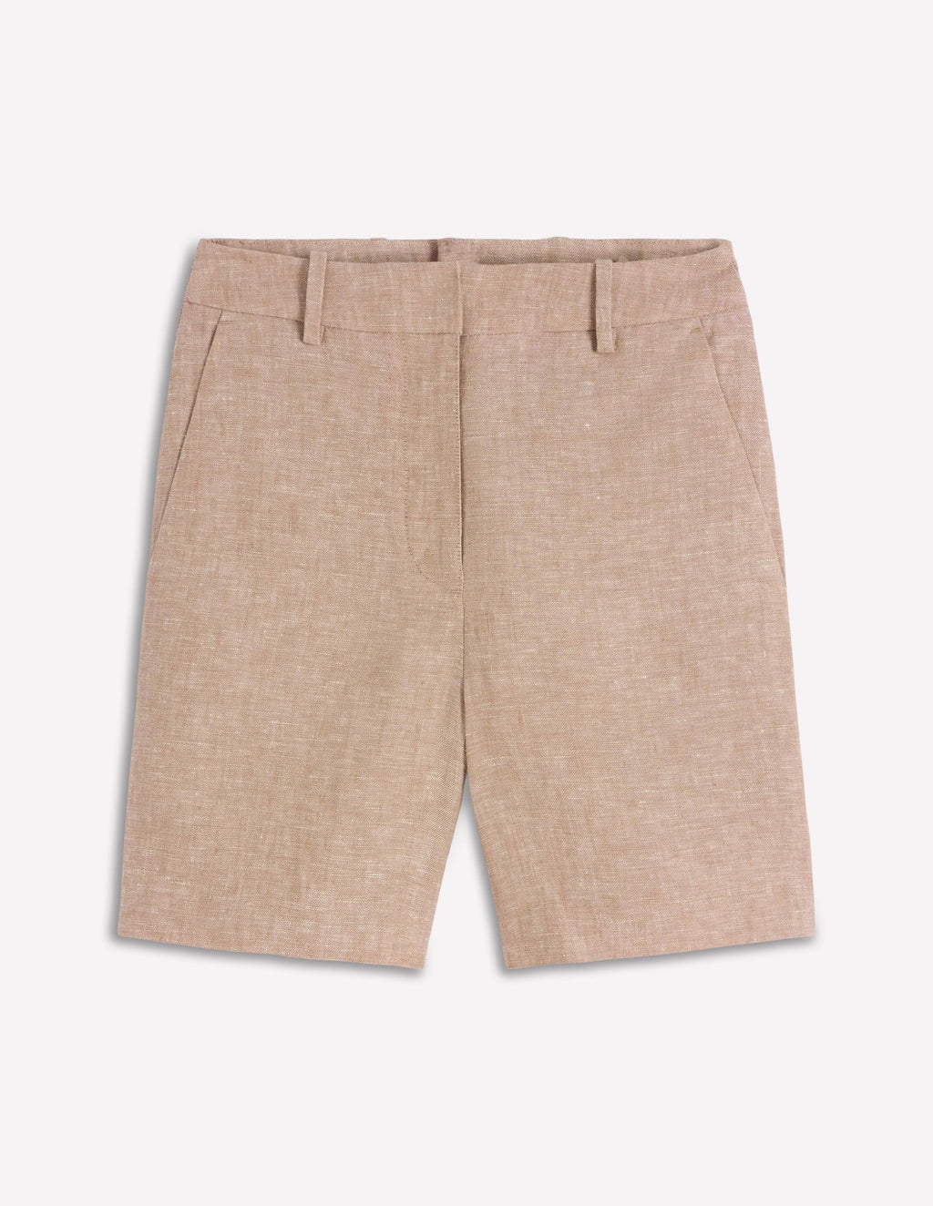 Belgravia Linen Shorts-Amphora Chambray